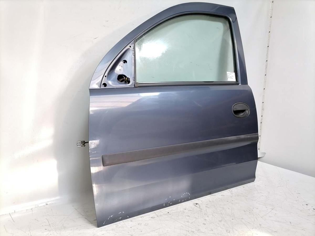 Opel Combo C original T&uuml;r vorn links Z168 Metroblau Rohbau BJ06